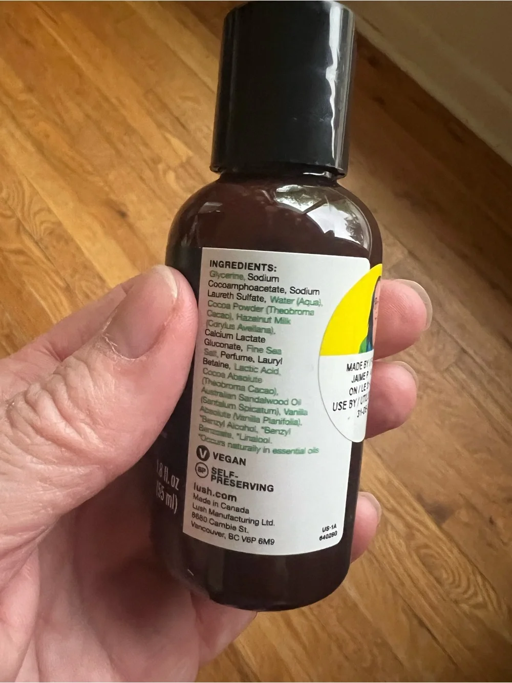 Lush Posh Chocolate Shower Gel Discontinued Brand New Sealed 1.8 Oz
